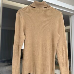 Lauren Ralph Lauren Tan Turtleneck Sweater